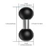 SuoLeerang 1 inch Double Ball Mount Adapter, Black view 2