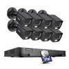 ANNKE 32CH 3K Security Camera System, 32 Channel 3K Lite H.265+ Surveillance DVR with AI Motion Detection, 8X 3K 5MP Analog Bullet Cameras, Smart Color Night Vision, Built-in Mic, IP67, 3TB HDD view 1