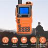 YNIBST UV-K5(8) UV-K6 Walkie Talkie, AM/FM Air Band Receiving,VHF/UHF Dual Band Rechargeable Two Way Radio Handheld Transceivers with NOAA Weather Alert,Type-C Port (Orange,2 Pack) view 2