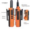 YNIBST UV-K5(8) UV-K6 Walkie Talkie, AM/FM Air Band Receiving,VHF/UHF Dual Band Rechargeable Two Way Radio Handheld Transceivers with NOAA Weather Alert,Type-C Port (Orange,2 Pack) view 4