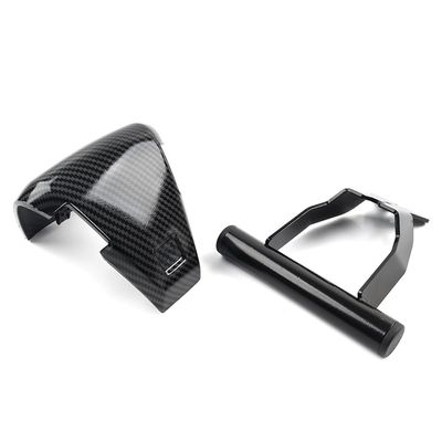 Cnswee6 Phone Navigation Bracket Holder Support Stand Mount CNC Carbon Fiber Texture Motorbike for HONDA Forza 350 NSS 350 2021-2023