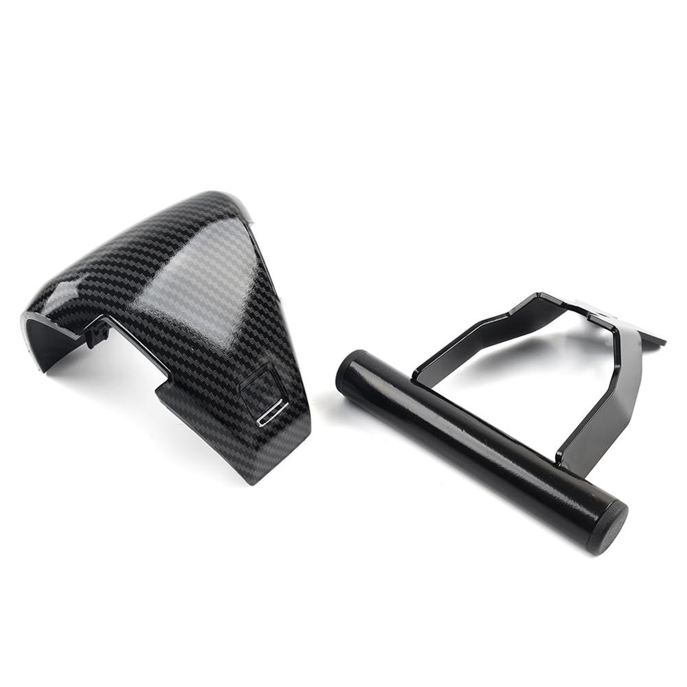 Cnswee6 Phone Navigation Bracket Holder Support Stand Mount CNC Carbon Fiber Texture Motorbike for HONDA Forza 350 NSS 350 2021-2023