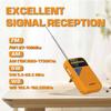 XHDATA D221 NOAA Weather Radio Portable AM FM Shortwave Radio Receiver, 2 AA Battery Operated, Transistor Radio with Excellent Reception for Emergency, Hurricane, Gift, Walking and Home (Orange) view 4