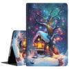 Case for Samsung Galaxy Tab S8 2022/Tab S7 2020 11 Inch (Model SM-X700/X706/T870/T875/T878), Multi-Angle Stand Smart Protective Cover, Shockproof Case Auto Sleep/Wake, Snow Tree House view 1
