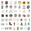100Pcs Mental Health Matters Stickers for Laptop Water Bottles, Therapist Office Decor, Counselor Must Haves, Positive Quote Decals for Awareness view 2