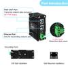Industrial Gigabit Passive PoE 24V Injector POE Adapter with 12-24V DC Input to 24V PoE Output 1000Mbps 2rj45 35mm DIN- Rail Wall Mount Design view 2