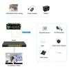 Industrial Gigabit Passive PoE 24V Injector POE Adapter with 12-24V DC Input to 24V PoE Output 1000Mbps 2rj45 35mm DIN- Rail Wall Mount Design view 3