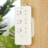 Adhesive Punch Socket Holder, Self Adhesive Power Strip Holder, PP Wall Mounted Drill Non Marking Socket Fixer for Home Dorm Office Cable Management view 2