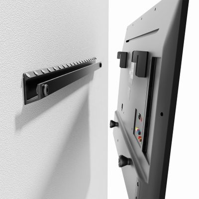 Auoace No Drill TV Wall Mount for 22 to 55 inch TVs, Drywall Smart TV Bracket Tilts Up to 5, Low Profile TVs Mount up to 100 Lbs, Easy to Install for Bedroom, Living Room, Include All Hardware kit