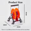 Foldable Wire Spool Rack with Wheel,Wiring Spool Dispenser,Heavy Duty Spool Storage Holder,for Electrical Industrial Retail Use,220lbs Capacity(47x25x30cm) view 2