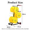 BXKCFYBSQ Wire Spool Rack,Spool Cable Dispenser Spool Rack,Heavy Duty Spool Storage Holder,for Electrical Industrial Retail Use,220lbs Capacity view 2