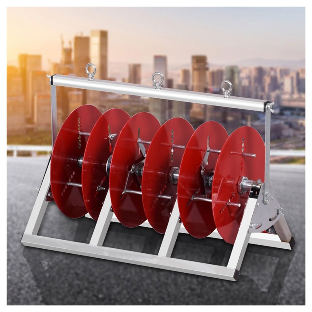 BXKCFYBSQ Wire Spool Rack,Wiring Spool Dispenser,Heavy Duty Spool Storage Holder,for Electrical Industrial Retail Use,220lbs Capacity