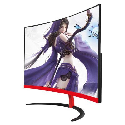 27-inch Curved Surface Wireless Monitor Full Hd IPS Computer Monitor Eye Protection Screen 144hz Ultra-Thin Narrow Border LCD Desktop Monitor