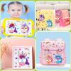 24 Pcs Make Your Own Unicorn Sticker Sheets for Kids, Unicorn Face Stickers for Kids Toddlers Crafts Activities Gifts Goodie Bags Birthday Party Favors for Toddlers view 2