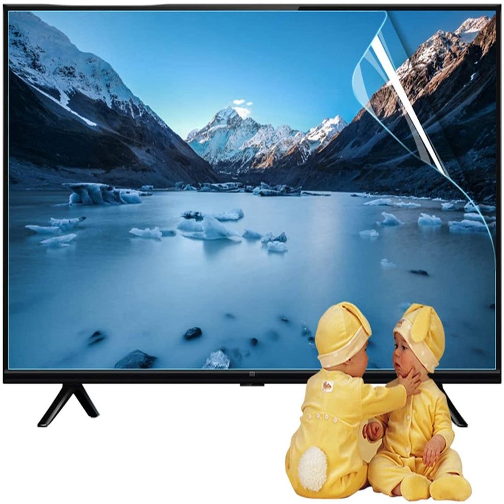 32-75 inch TV Screen Protector - Blue Light Filter Anti Scratch Matte Protective Film/Anti-Reflection Rate Up to 90% Anti-Myopia 60in (43in)