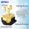 Karlass 12V Power Distribution Block Car Audio 2 Way Ground Distribution Block 0/2/4 Gauge in 4/8/10 Gauge Out 12 Volt Amp Distribution Block Splitter for Marine Automotive Car Vehicles Boats view 4