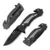 Firebird Ganzo G628-GY EDC Folding Pocket Knife Razor Sharp 8Cr14 Blade PP Handle with Clip Outdoor Hunting Fishing Hiking Folder Best Gift for Men (Grey) view 1