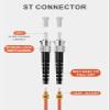 VANDESAIL 5 Pack LC to ST OM1 Fiber Patch Cable, 62.5/125m Multi Mode Duplex Fiber Jumper LSZH for Fiber Optic Transceivers -5M(16FT) 5pack view 3