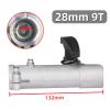 Shaft Connector Joining Clamp, Lawn Mower 9T Shaft Connector Join Clamp Garden Tool Parts view 3