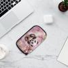 Nittanovaca Panda Print Flash Drive Case Cute Peach Blossom USB Storage Case Portable USB Organizer with 10 Slots, Protective Thumb Drive Case Soft Accessories Bag for USB view 3