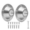 2Pcs RV Table Base Table and Floor Mounting Base with Mounting Screws view 1