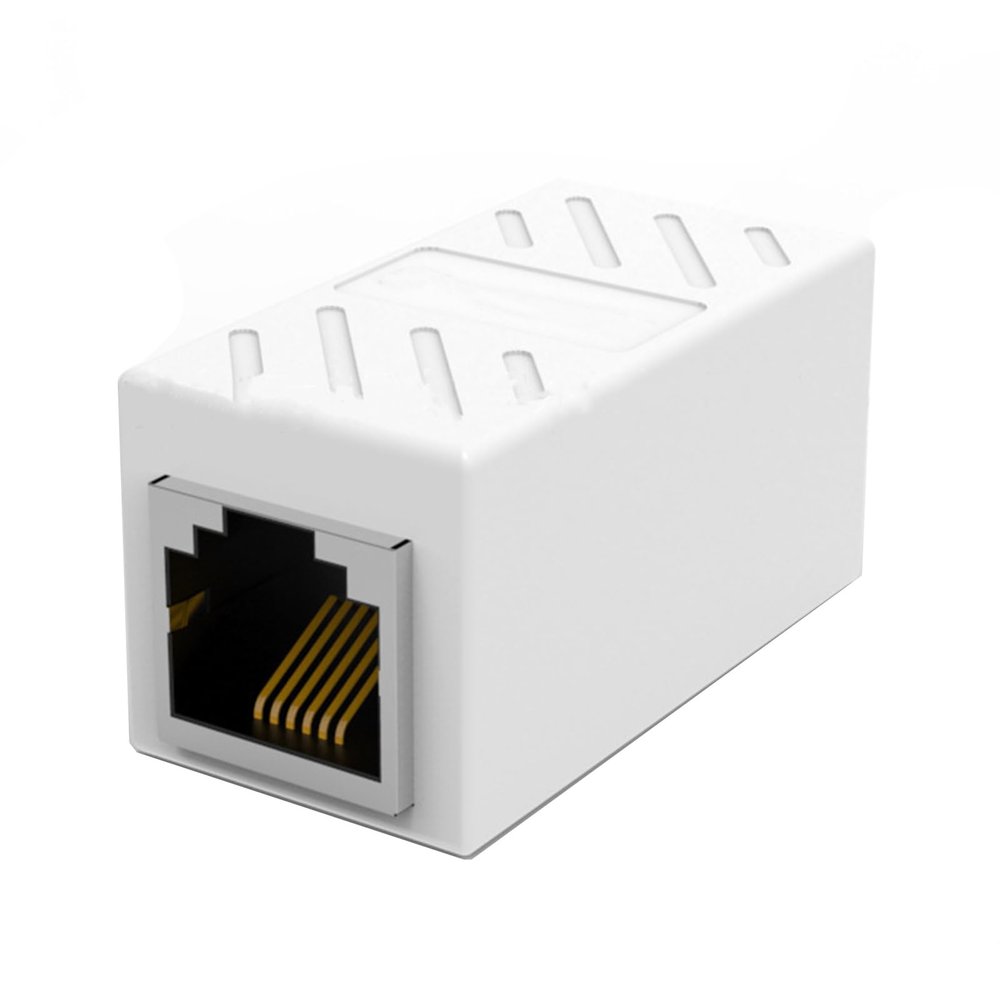 PTILSERY RJ11 Coupler Phone Line Connector Telephone Cord Adapter RJ11 6P6C 6P4C 6P2C Female to Female for Phone and Fax