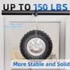Auoace Studless Drywall TV Mount for 32 to 75 inch Television, No Drill TV Wall Mount Holds 150 lbs, Flat Wall Mount TVs Bracket, Max VESA 600x400mm, No-Stud Required, Easy Install with All Hardware view 3