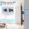 Auoace Studless Drywall TV Mount for 32 to 75 inch Television, No Drill TV Wall Mount Holds 150 lbs, Flat Wall Mount TVs Bracket, Max VESA 600x400mm, No-Stud Required, Easy Install with All Hardware view 4