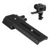 6.3x3.7inch Macro Rail, -01 Aluminium Alloy Macro Long Focusing Close Up Quick Rlease Plate Slide Rail for Macro , Or Film Negatives view 4