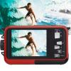 Underwater Camera for Snorkeling, HD 2.7K 48MP 11ft Camera with 16X Zoom, Autofocus Compact Digital Camera, 128GB Expandable (Red) view 2