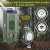 Tactiko Wire Trip Perimeter Alarm 2.0, 129 dB Rechargeable Perimeter  80ft Kevlar Tripwire, Solar/USB, Weatherproof, Bear Deterrent for Camping, Property, Home Security (1 Pack) view 2