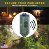 Tactiko Wire Trip Perimeter Alarm 2.0, 129 dB Rechargeable Perimeter  80ft Kevlar Tripwire, Solar/USB, Weatherproof, Bear Deterrent for Camping, Property, Home Security (1 Pack) view 3