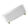LIFKICH Cable Organizer Box Decorative Storage Boxes for Wires Cord Organizer Box Cable Bin Cable Management Box White Cable Management Box Lid Protects view 1