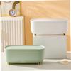 LIFKICH Cable Organizer Box Decorative Storage Boxes for Wires Cord Organizer Box Cable Bin Cable Management Box White Cable Management Box Lid Protects view 2