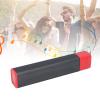 Cordless Soundbar, RGB Bluetooth Home Theater Sound Stereo Sound Speaker Bar, for Gaming Music Movies, Supports BT, USB, AUX, Small Memory Card Playback (Red) view 3