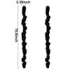 Chandelier Fabric Cord Cover,2 Pack Black Chandelier Chain Cover,70.8 Inches Brushed Polyester Fabric Cord Hider,Lamp Cord Sleeve Easy Install (None Touch Fasteners) view 4