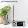 TEF6686 Portable Radio SW, CB, VHF, UHF, WX, AIR, LW, MW, SSB AM Receiver, for Dev Beta, 3.2 Inch LCD Screen, Pocket Retro Mini Radio Rechargeable (Silver) view 2