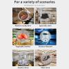 3D Holographic Fan Display, 1024x224 Resolution with 224LED, Support Multiple Media Formats, Naked Eye Holographic Video Projector for Halloween, Bar, Casino, Party, Events. (US view 3