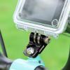 Zxpjkyu Bike Computer Mount, Bike Front Stem Mount Adapter, Mount, Mounting Bracket, Black view 4