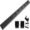 20 Hardwired Power Strip (NO Power Cord), 6 Vertical 20A Outlets (NOT Tamper Resistant), NO Ears (Without mounting tabs on Both Ends), a 20 Amp Unit, Black view 1