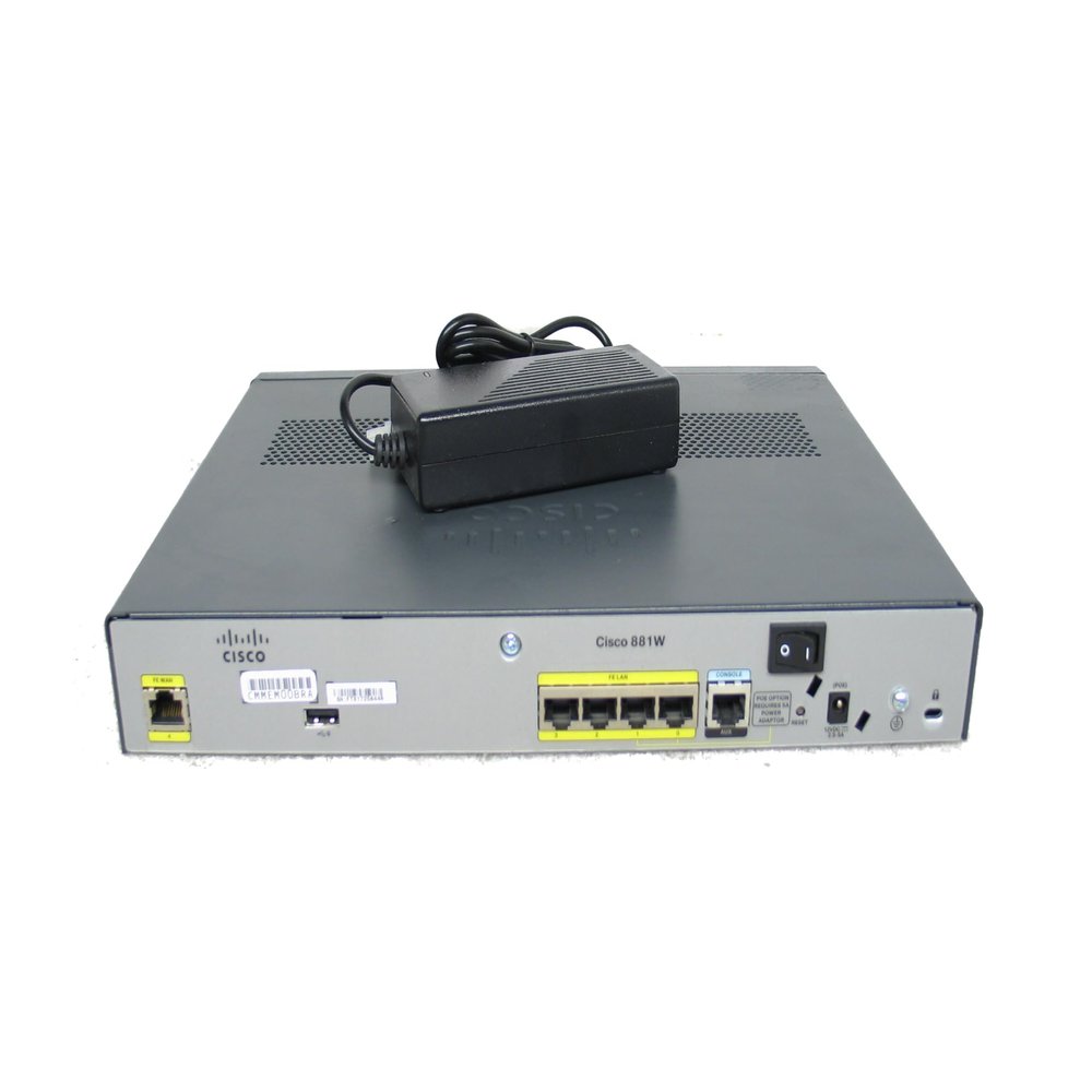 Cisco CISCO881W-GN-A-K9 Ethernet Security Router (Renewed)