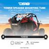 DS18 RZR-PROTUBE Polaris RZR PRO Rear Mounting Tube for Tower Speakers - for 2020 to Present RZR PRO Models - Adjustable 35.6" - 37.5" Glossy Black Finish view 2