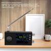 TEF6686 Portable Radio SW, CB, VHF, UHF, WX, AIR, LW, MW, SSB AM Receiver, for Dev Beta, 3.2 Inch LCD Screen, Pocket Retro Mini Radio Rechargeable (Black) view 2