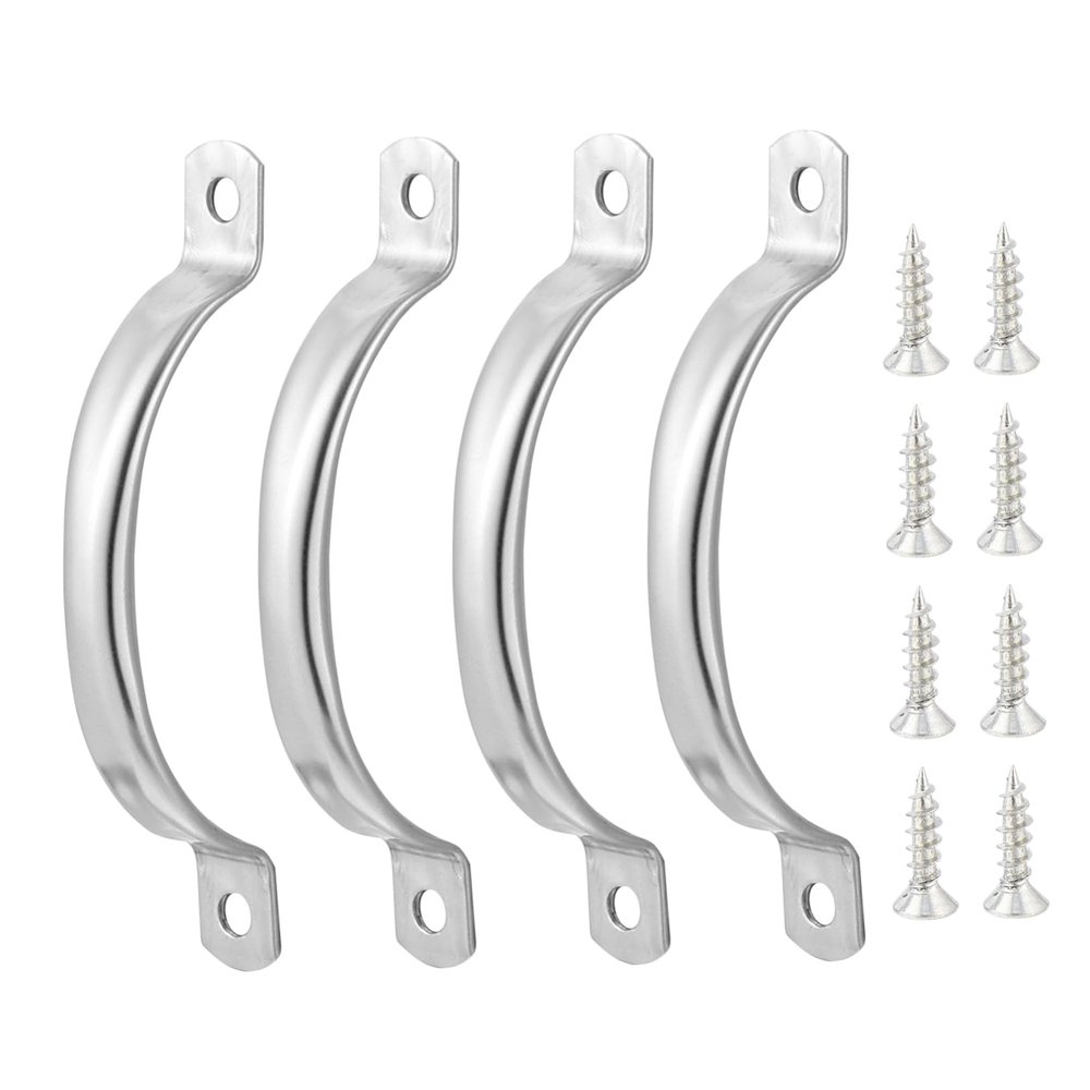 QUMIIRITY 24pcs Stainless Steel Handles for Kitchen Cabinets Cabinet Door Knobs Interior Door Pulls