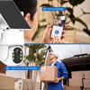 AKAVIG 4CH 4MP Outdoor Solar Power Home Security Camera System, Wireless WiFi CCTV Surveillance NVR Kit with Automatic Rotation Tracking, Color Night Vision, Human Detection view 3