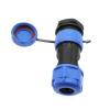 QXCIVR SP1710 SP1712 Water.Proof Connector Head ip68 2 pin Aviation connectors sp17 3pin 4pin 5pin 7pin 9pin Back nut(7P) view 4