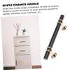 WOONEKY Aluminum Alloy Drawer Pulls Cabinet Handle Parts Furniture Accessory Smooth Surface view 2