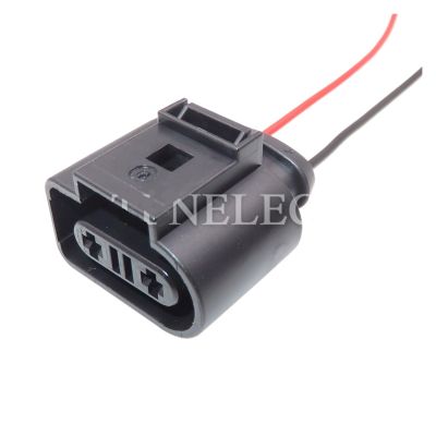 2 Pin Auto Coolant Temperature Se/nsor Socket with Wires DJ7025F-3.5-21 Automobile Connector 1K0973202 1K0 973 202(Female Wires)