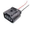2 Pin Auto Coolant Temperature Se/nsor Socket with Wires DJ7025F-3.5-21 Automobile Connector 1K0973202 1K0 973 202(Female Wires) view 1