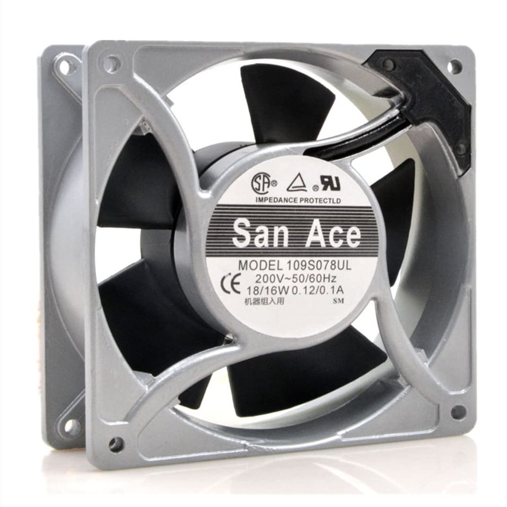 109S078UL 2-pin AC 200V 18/16W 120x120x38mm Cooling Fan